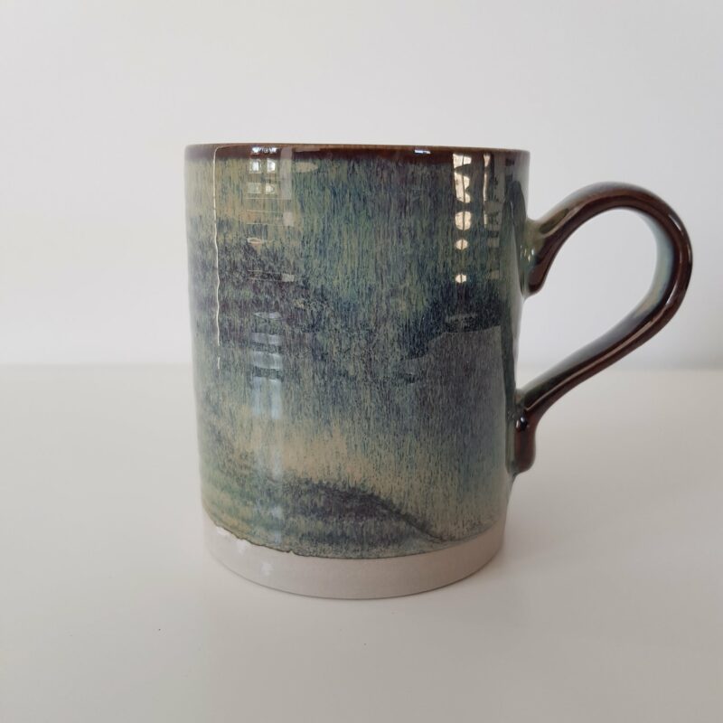 mug ceramique bleu 3