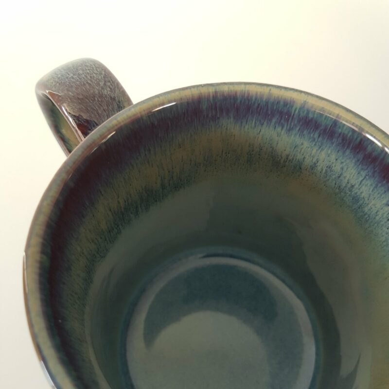 mug ceramique bleu 5