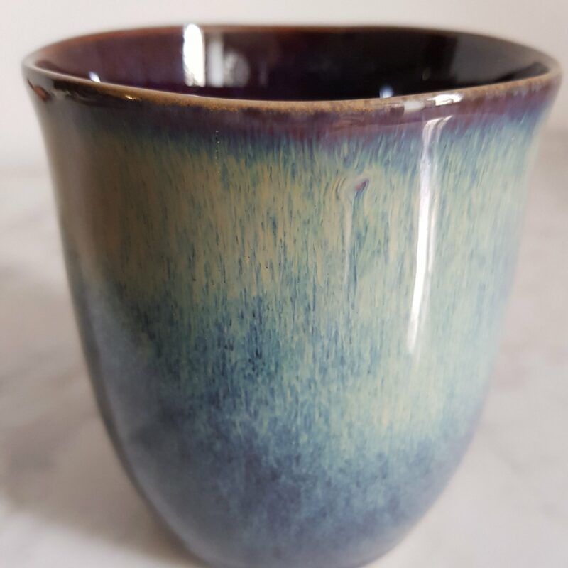 mug ceramique emaillee bleu 4