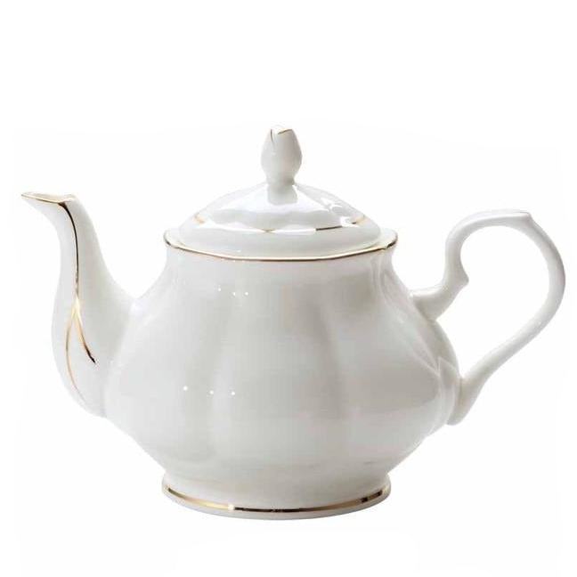 theiere porcelaine blanche anglaise