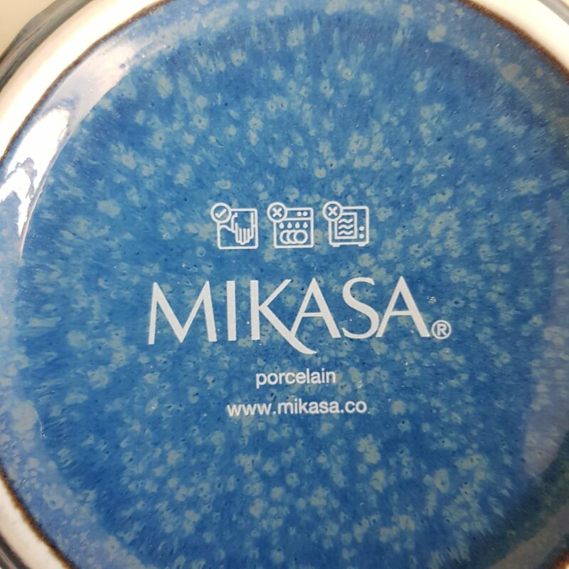 theiere porcelaine bleue mikasa 10