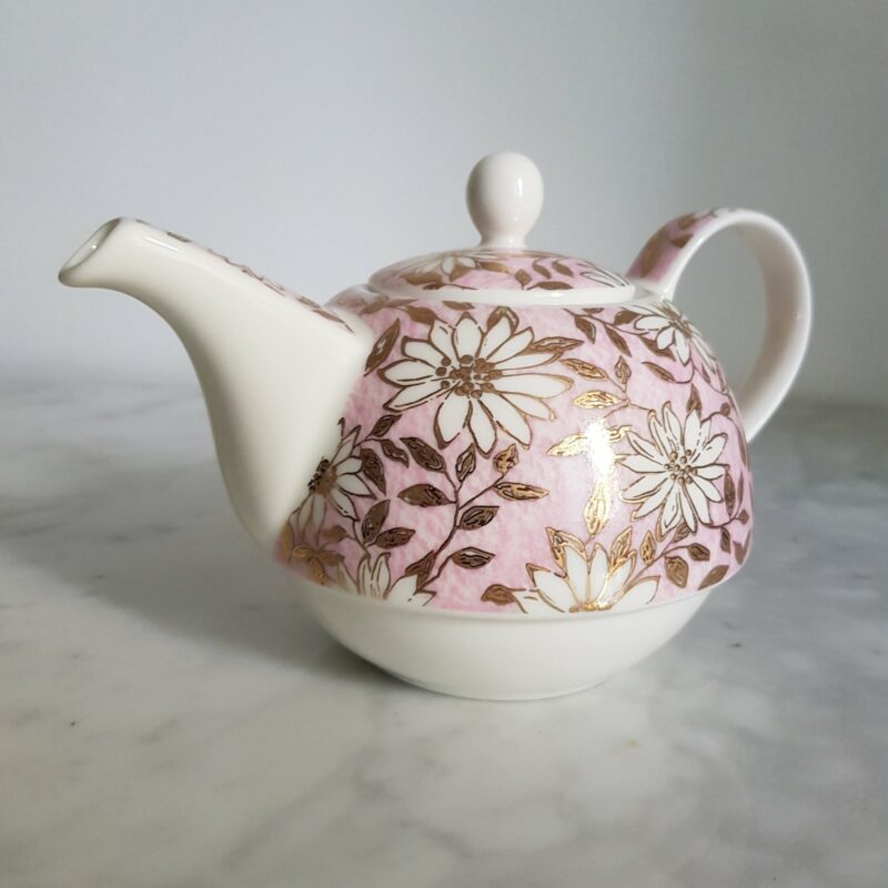 theiere tea for one dunoon nuovo pink 12